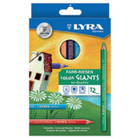 LYRA Farbstift Farb-Riese 12 Stück lackiert Kartonetui