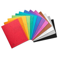 EXACOMPTA Spiralhefter aus Colorspan, A4, 355g m², orange 240224E