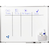 LEGAMASTER Whiteboardtafel Premium, 75 x 100cm, weiß 7-102048