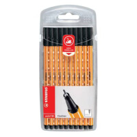 STABILO Fineliner point 88 Etui, 0,4 mm, schwarz, Etui mit 10 Stiften