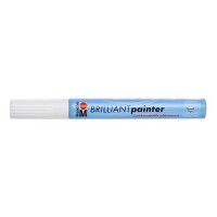 Marabu Lackmalstift Brilliant Painter, 2-4mm, weiß