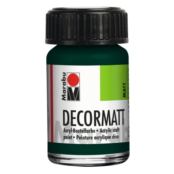 MARABU Decormatt Acryl, 15ml, tannengr&uuml;n 14010 039 075