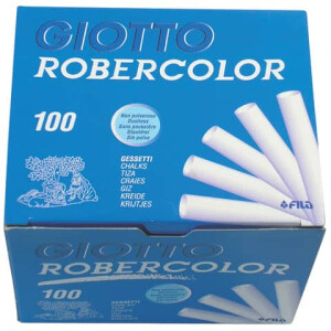 ROBERCOLOR Tafelkreide Robercolor 100 Stück weiß GIOTTO V100