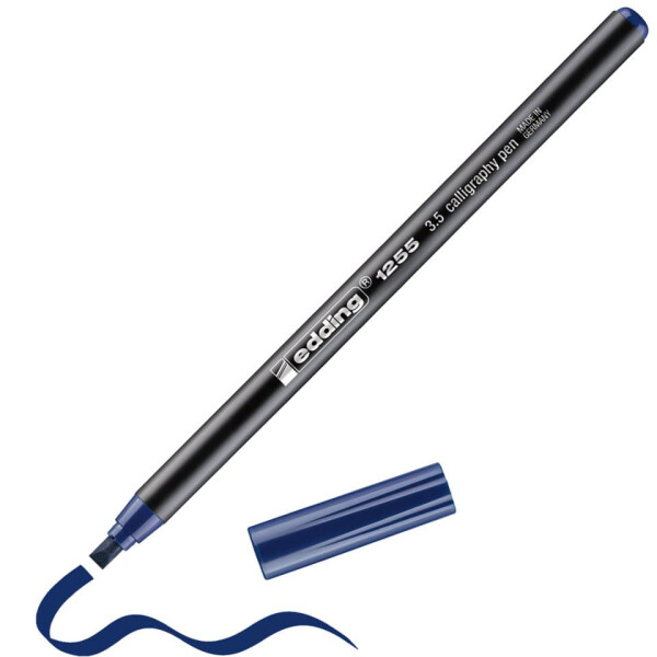 EDDING Kalligrafiestift 1255, 3,5mm, stahlblau 4125535-003