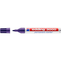 edding Permanentmarker 3000 1,5-3mm violett 3000-008 Rundspitze nachfüllbar