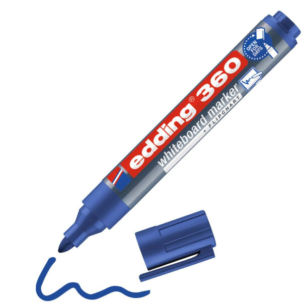 EDDING Boardmarker 360, 1,5-3mm, Rundspitze, blau 4-360003