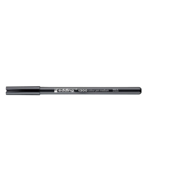 EDDING Faserschreiber 1300, 2mm, Rundspitze, schwarz 41300001