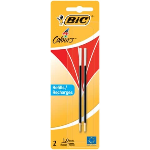 Bic Kugelschreibermine 2 Stück rot für 4-Farb Kugelschreiber