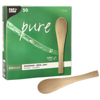PAPSTAR Fingerfood-Löffel "pure", 130 mm,...