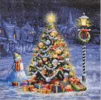 PAPSTAR Weihnachts-Motivservietten "Holy Night"
