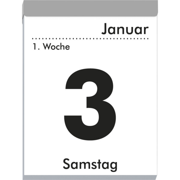 ZETTLER Tagesabrei&szlig;kalender 2027, 8,2 x 10,7 cm 143800