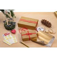 HERMA Weihnachtsanhänger Merry Christmas, 6 Stück, beglimmert 15273
