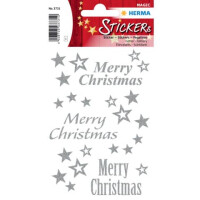 HERMA Weihnachten Sticker Merry Christmas 24 Stück...