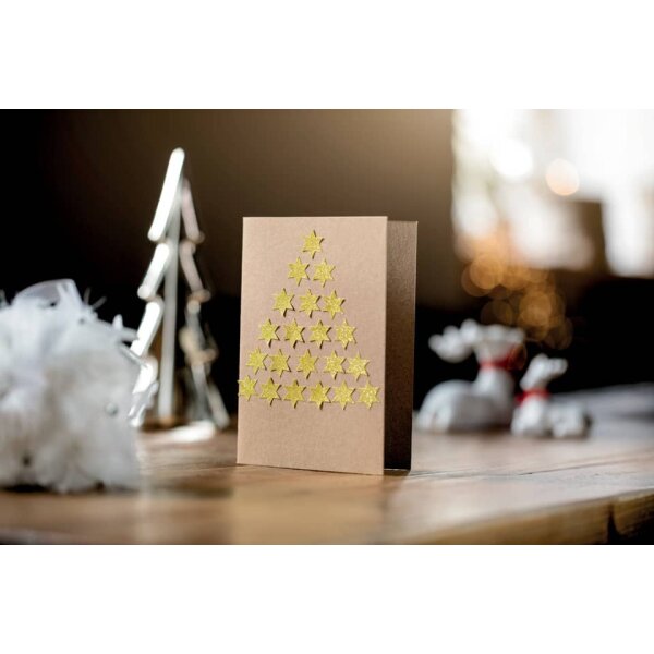 AVERY ZWECKFORM Weihnachtssticker Sterne, 21mm, 30 St&uuml;ck 4112