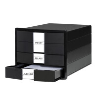 HAN Schubladenbox IMPULS, DIN A4 C4, 3 geschl....