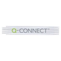 Q-Connect Gliedermaßstab, 2 m, weiß, Holz