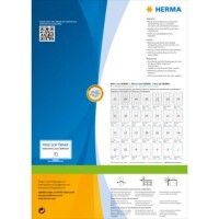 HERMA Etikett SuperPrint 105x48 weiß 200x12=2400Stück