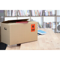 HERMA Etiketten permanent, 105 x 148 mm, 400 Stück, rot 4397