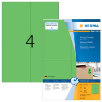 HERMA Universaletiketten, permanent, 105x148mm, 400 Stück, grün