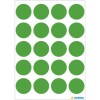 HERMA Etikett Farbpunkt d.grün 100Et Packung 19mm
