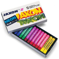 JAXON Pastell-Ölkreide Neon 12ST sortiert