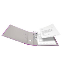 FALKEN Ordner Papier A4 8cm violett Recycolor
