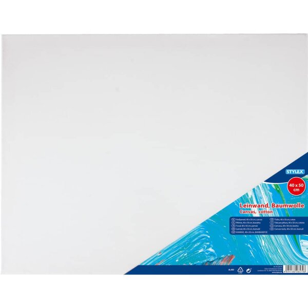 STYLEX Keilrahmen 40 x 50cm wei&szlig; 28579