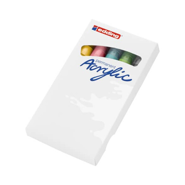 EDDING 5100 Acrylmarker, 2 - 3 mm, Pastell Set sortiert