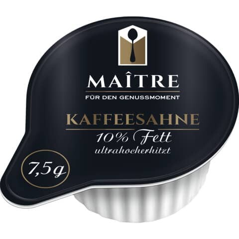 MAITRE Kaffeesahne 10% Fett 240 x 7,5 g