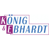 KÖNIG & EBHARDT Geschäftsbuch A4, 288 Seiten, mit Seitenzahlen, kariert, Kunststoff, grau 8614223