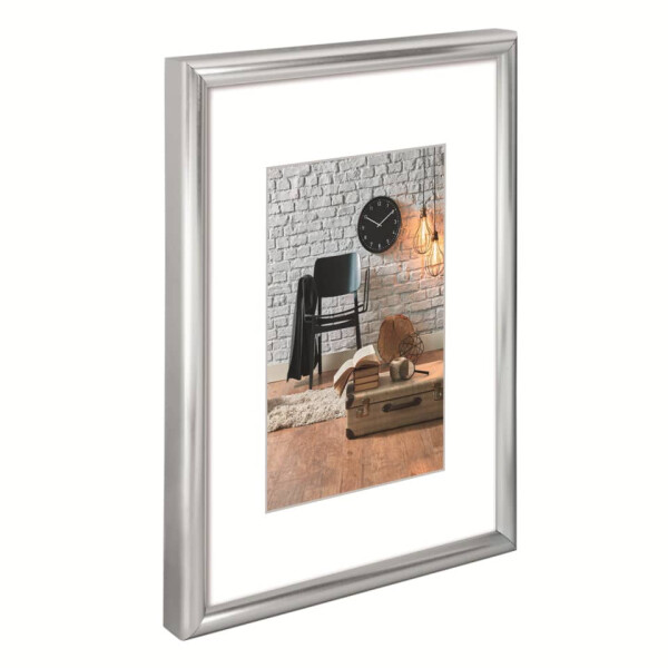 HAMA Bilderrahmen Sevilla, 70 x 100 cm, Kunststoff, silber matt 00061782