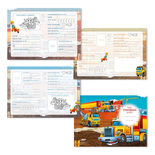 GOLDBUCH Freundebuch Kindergarten Baustelle, A5 43 216