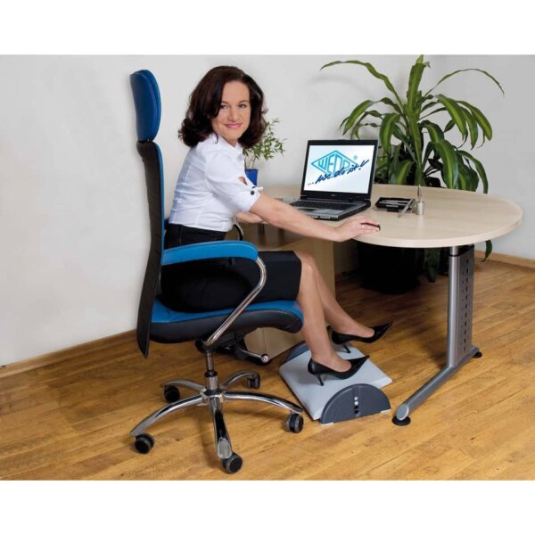 WEDO Fusst&uuml;tze Relax Plus, lichtgrau 275 1037
