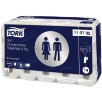 tork Toilettenpapier Advanced weiß 3-lagig 30...