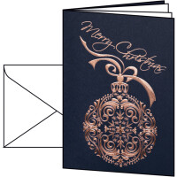 sigel Weihnachts-Karten Noblesse, A6 (A5), 10 Karten