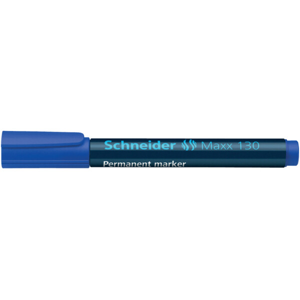 SCHNEIDER Permanentmarker Maxx 130, Rundspitze, nachf&uuml;llbar, 1-3 mm, blau SN113003