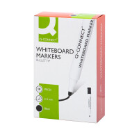 Q-CONNECT Whiteboardmarker, 2-3mm, Rundspitze, schwarz...