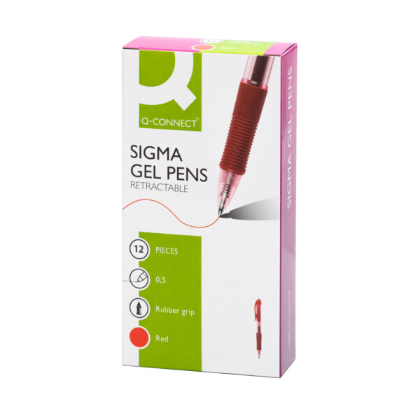 Q-CONNECT Gelschreiber Sigma 0,5 mm rot KF00383