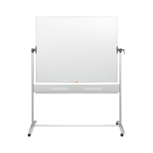 nobo Stativ-Drehtafel Whiteboard Pro Emaille, 150x120cm,weiß