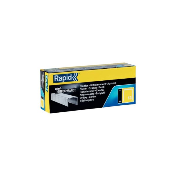 RAPID Heftklammern 13 6mm, verzinkt, 5000 St&uuml;ck 11830700