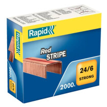 Rapid Heftklammer 24 6mm Red Stripe, verzinkt 2000...