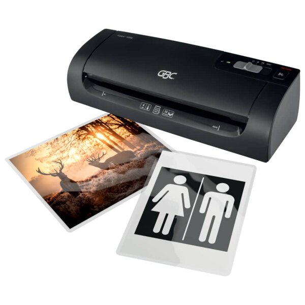 GBC Laminierger&auml;t Fusion 1000L, A4, 75 Micron, schwarz 4400744EU