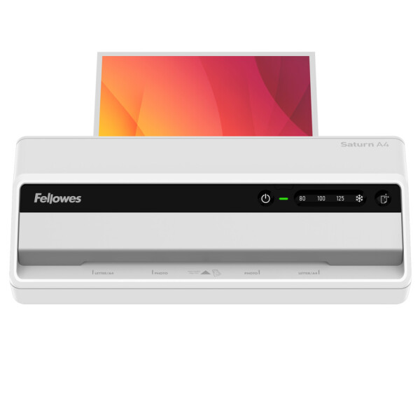 FELLOWES Laminierger&auml;t Saturn 3i, A4, 80-125 &micro;m, 385 x 154 mm, wei&szlig; 5724801