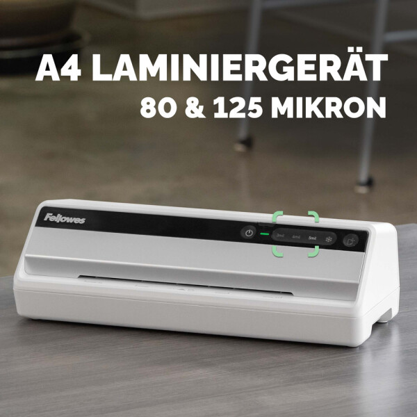 FELLOWES Laminierger&auml;t Saturn 3i, A4, 80-125 &micro;m, 385 x 154 mm, wei&szlig; 5724801