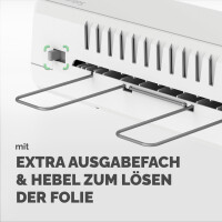 FELLOWES Laminiergerät Saturn 3i, A4, 80-125 µm, 385 x 154 mm, weiß 5724801