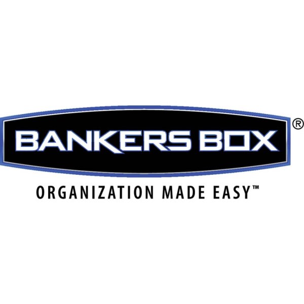 BANKERS BOX Archivschachtel Bankers Box System, 335 x 292 x 404 mm, wei&szlig; blau 00810-FFEU