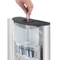 DURABLE Schlüsselkasten KEY BOX PLUS, 54 Schlüsselanhänger, metallic silber 196823