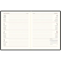 Zettler Taschenkalender 640, 1 Woche 2 Seiten, 10 x 14...