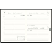 ZETTLER Taschenkalender 610, 1 Tag 1 Seite, 10x14cm,...