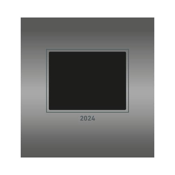 AlphaEdition Bastelkalender 2024 silber 21x29,7cm